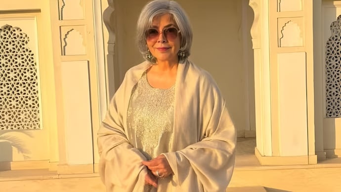 Veteran actor Zeenat Aman reflected on live-in relationships in modern Indian society. (Instagram/thezeenataman) Zeenat Aman, 74, backs live-in relationship: Better 5 happy years than 15 miserable
