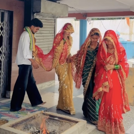 3 sisters marry same man in UP, wait till you see the reason behind their choice