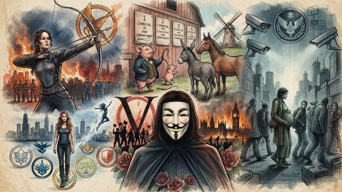 5 fiction books about rebellion, resistance and change to read after the CJP protest (AI-generated sketch image)