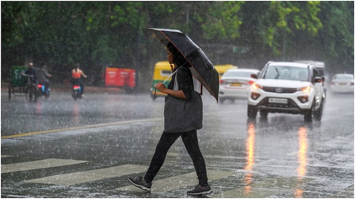 A depression over the Bay of Bengal is set to make landfall near Paradip on Monday, dragging extremely heavy rain into Odisha, Chhattisgarh and Bengal, even as Delhi and the northwest plains stay largely dry. (Photo: PTI)