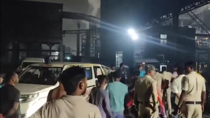 A senior police officer said the explosion set off a fire inside the factory.