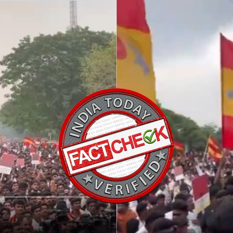 Fact Check: This video shows TVK’s protest against SIR, not NEET paper leak