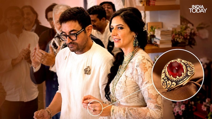 Aamir Khan and Gauri Spratt