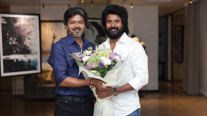Actor Sivakarthikeyan meets CM Vijay ahead of Jana Nayagan release
