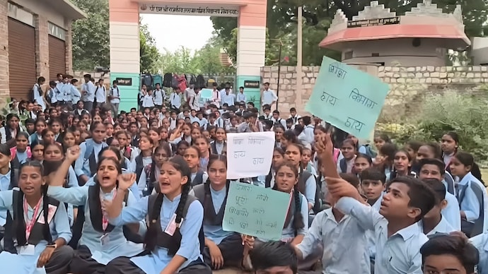 After Gen Z, Gen Alpha takes to the streets in UP and Rajasthan, demanding better schools and teachers