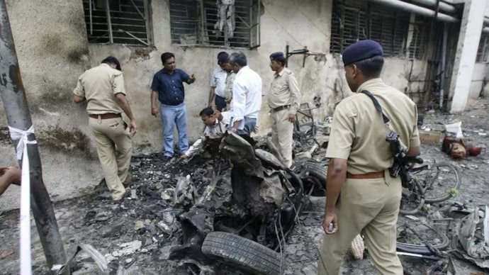 56 people were killed and 240 were injured when 21 bomb blasts hit Ahmedabad within 70 minutes on July 26, 2008. (File photo)