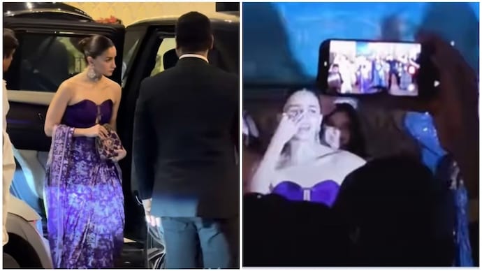 Alia Bhatt at Akansha Ranjan Kapoor's pre-wedding bash. (Credit: Instagram/ManavManglani) Alia Bhatt at Akansha Ranjan Kapoor's pre-wedding bash.