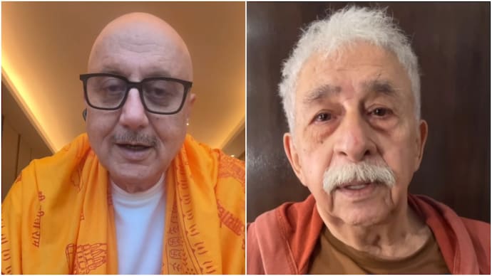 Anupam Kher and Naseeruddin Shah