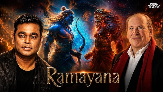 How AR Rahman (L) and Hans Zimmer's (R) music elevates the grandeur of Ramayana.