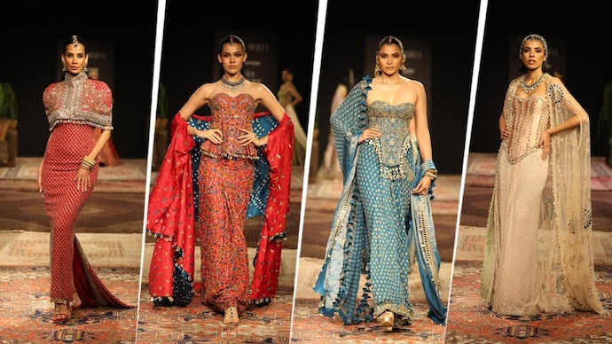 Arpita Mehta presented her debut couture collection and reintroduced Indian ceremonial dressing