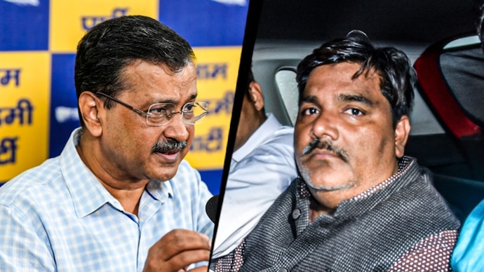 Arvind Kejriwal-Tahir Hussain