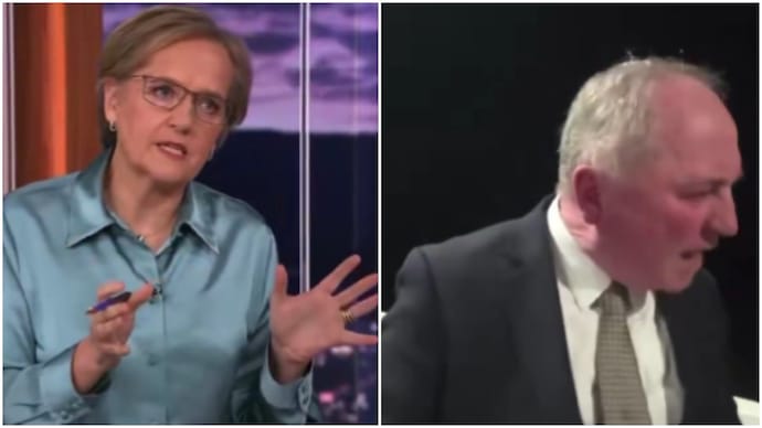 Australian politician stops mid-interview to yell at pet dog