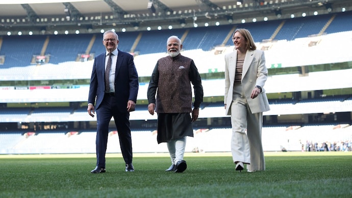 Australian Prime Minister Anthony Albanese, Indian Prime Minister Narendra Modi
