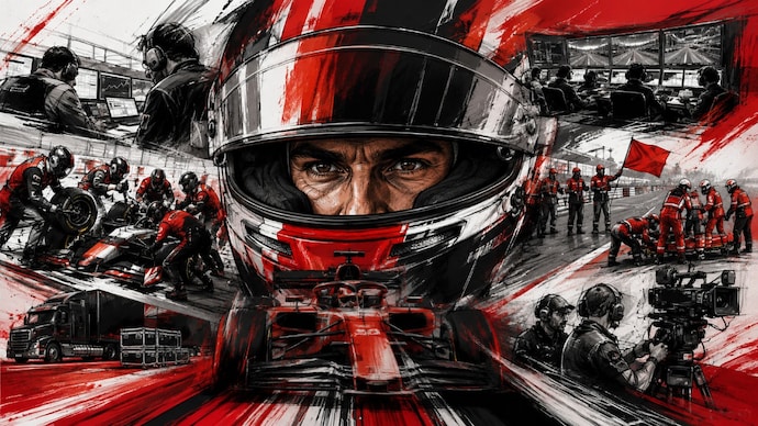 Behind a Formula One race: The invisible team that makes every lap possible (AI sketch image)