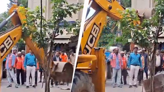Bengaluru footpath encroachment