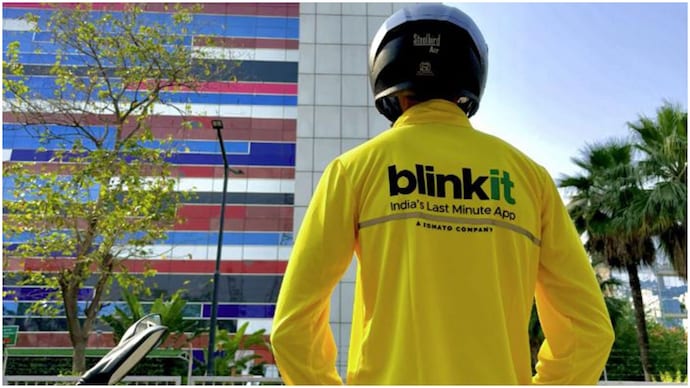 blinkit delivery man