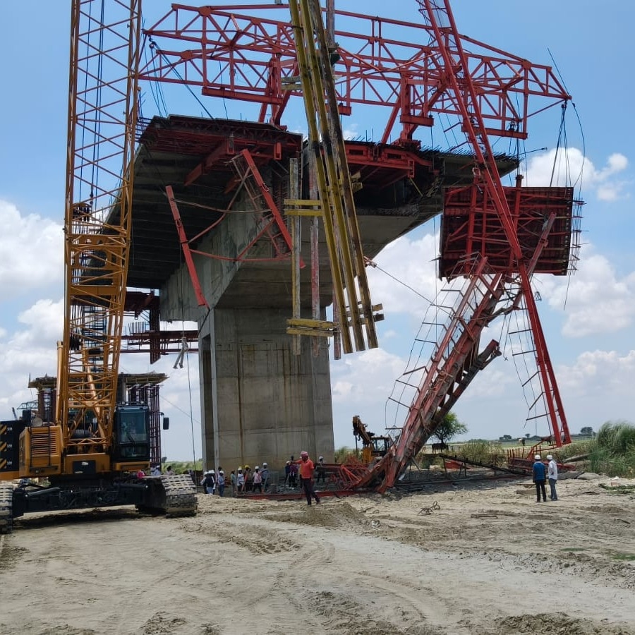 Slab of under-construction bridge over Ganga collapses in Bihar, four hospitalised