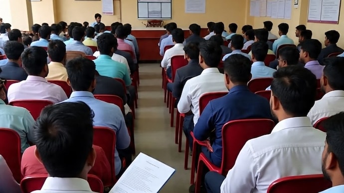 men appearing in exam