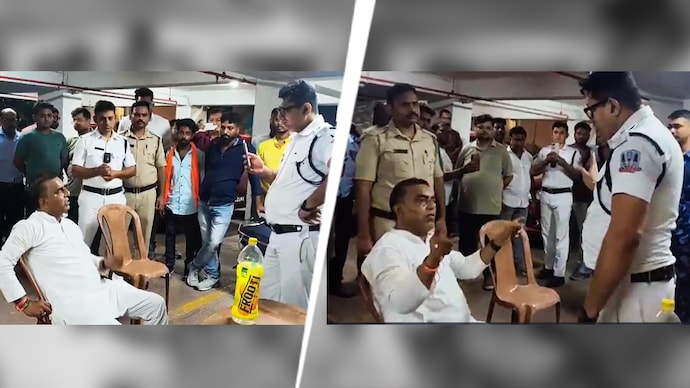 BJP leader assaulted, pelted with eggs over alleged flat grab in Newtown