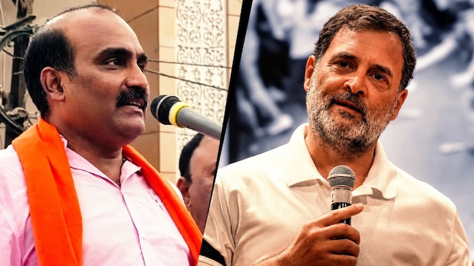 BJP MLA Yashpal Suvarna targeted Rahul Gandhi during a protest in Karnataka's Udupi.