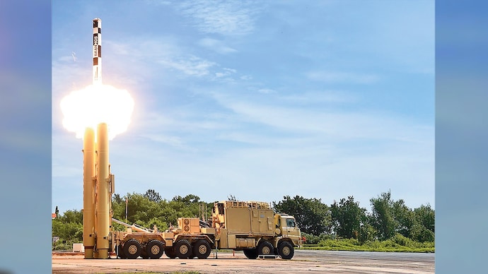FORCE MULTIPLIER: A BrahMos supersonic cruise missile being test-fired. (Photo courtesy: BrahMos/DRDO)