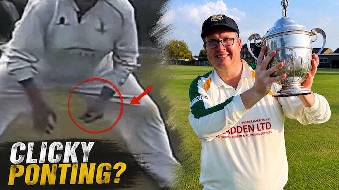 Brian Devine was dubbed 'Clicky Ponting' for the strangest cheating scandal. (Photo: X) Brian Devine, North Yorkshire and South Durham Cricket League