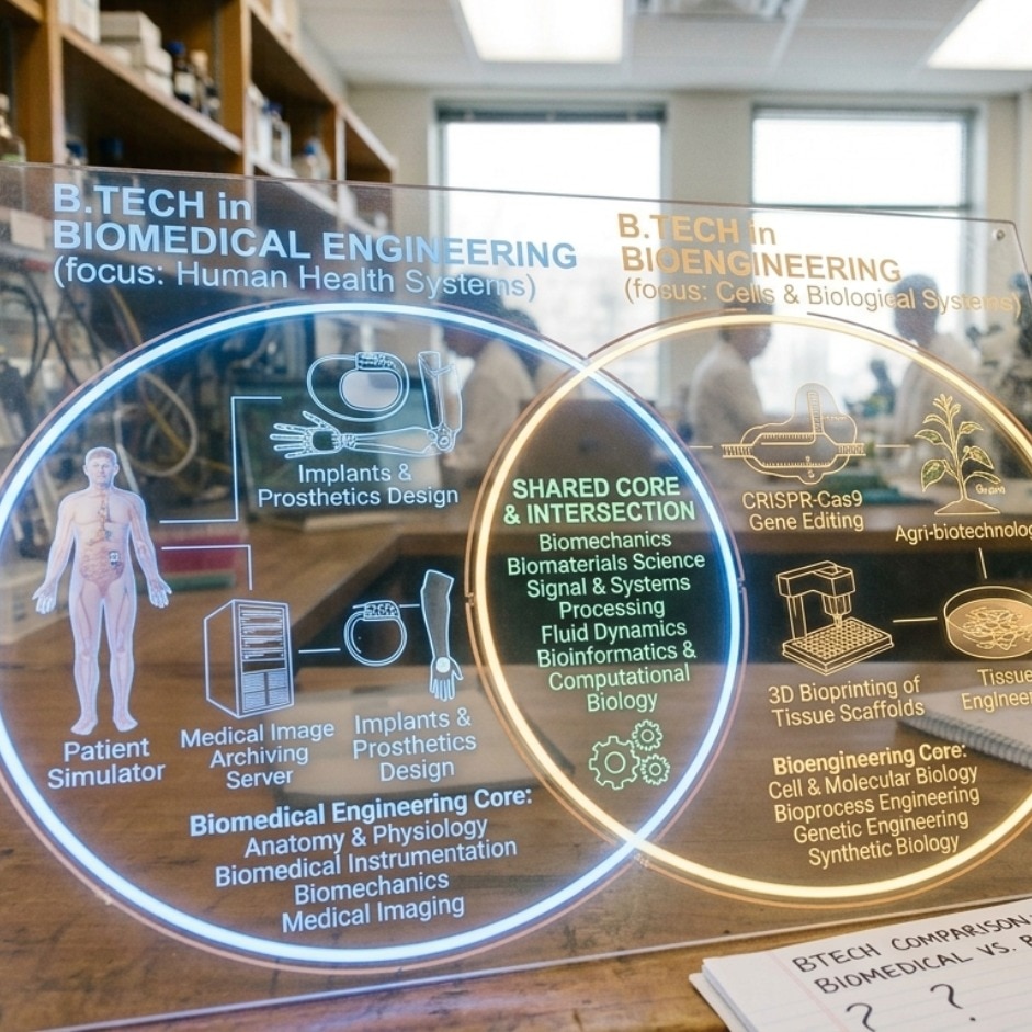 BTech in Biomedical Engineering or BTech in Bioengineering: What to choose