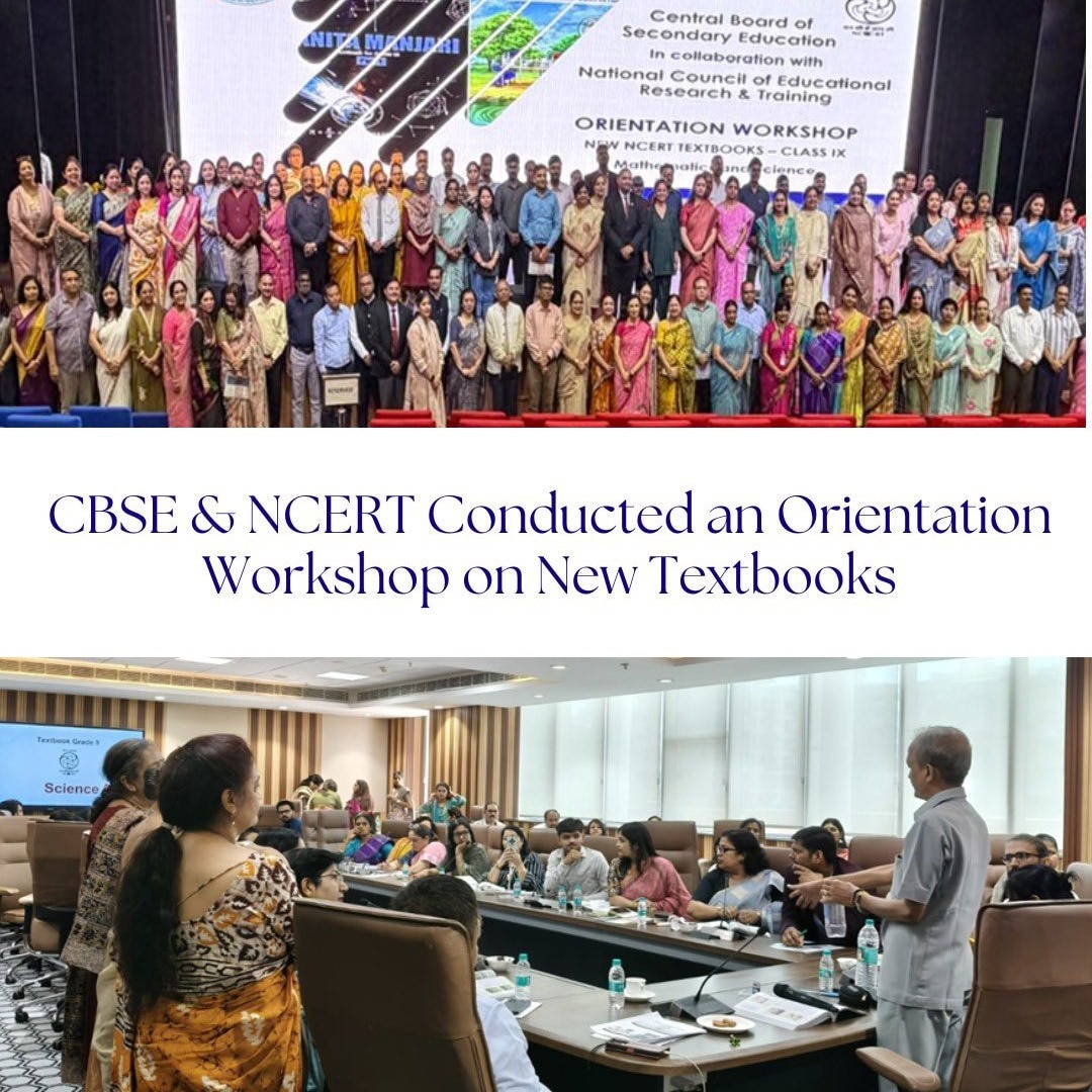 CBSE, NCERT train teachers on new Class 9 maths and science textbooks