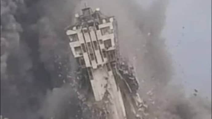 The US military said it destroyed the surveillance tower at Iran's Chabahar Shahid Kalantari Port on Thursday.