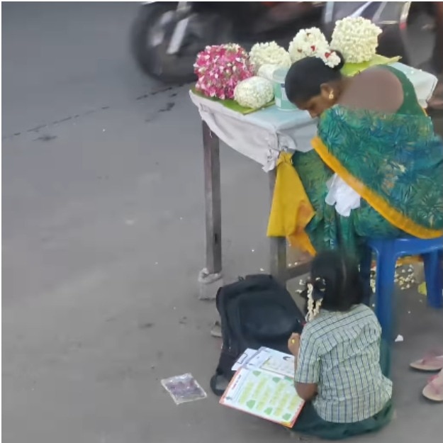 Chennai girl's determination to study under street light inspires strangers to help