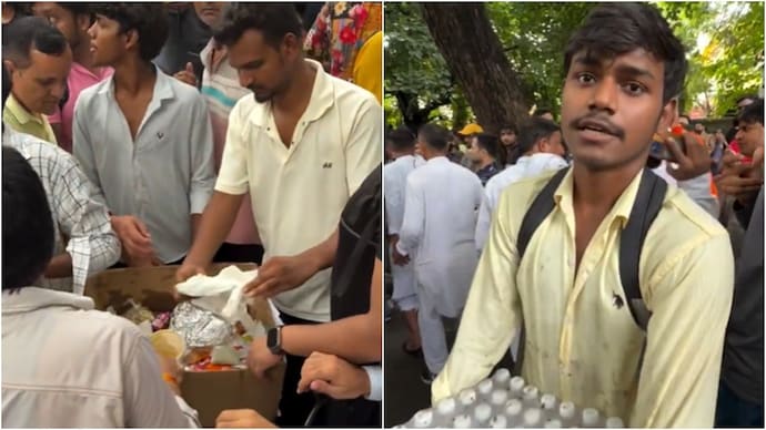 CJP took to X and thanked people for sending food to Jantar Mantar protest. (Photo; X) CJP food