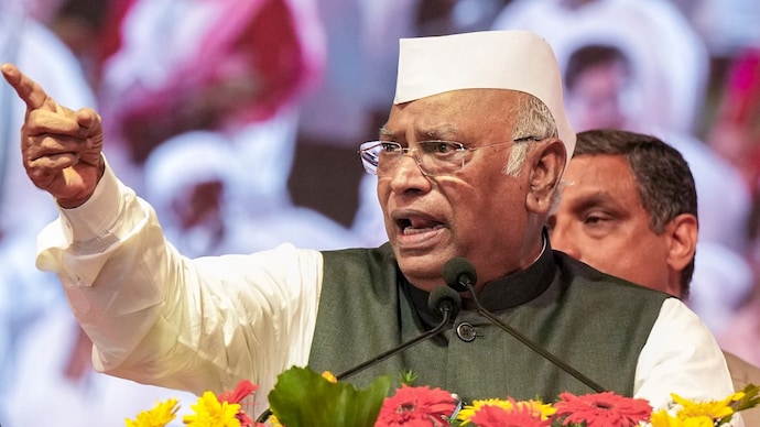 Congress president Mallikarjun Kharge