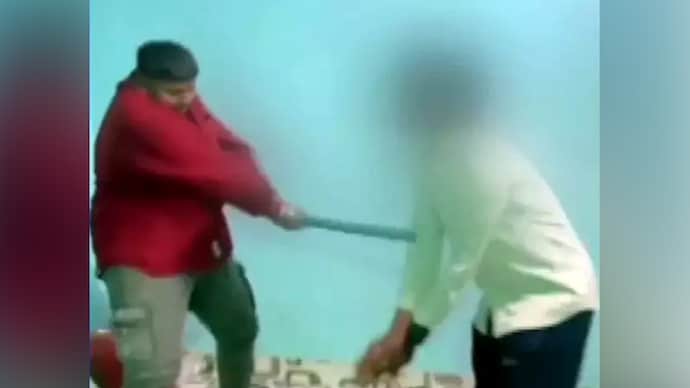 A man beats a Dalit youth with a stick in Odisha's Ganjam district in a viral video that surfaced on Sunday.
