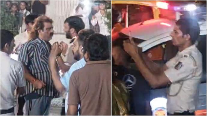 Delhi Police watched and filmed as a clash broke out in Delhi's Preet Vihar. Delhi Police