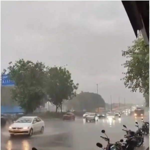 Delhi rains flood X with videos of waterlogged roads and traffic chaos
