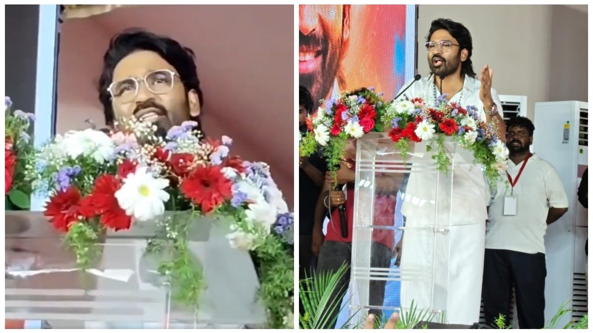Dhanush's latest appearance sparks poltical entry