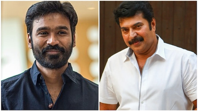 Dhanush (L), Mammootty (R) thank fans after National Film Award win. Dhanush (L), Mammootty (R) thank fans after National Film Award win.