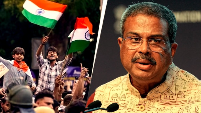 Pradhan's resignation came after weeks of nationwide protests over alleged examination irregularities and the NEET-UG controversy. (Credits: File Photo) Dharmendra Pradhan CJP Protest resignation
