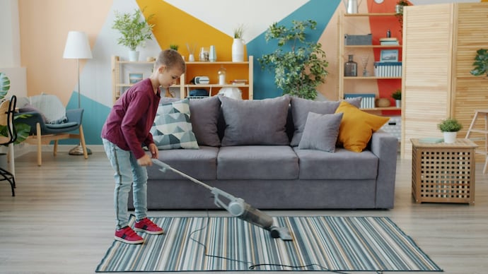 Doing household chores can help in development of kids (