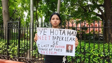 She never sat for NEET. Her father's death brought her to the protest She never sat for NEET. Her father's death brought her to the protest