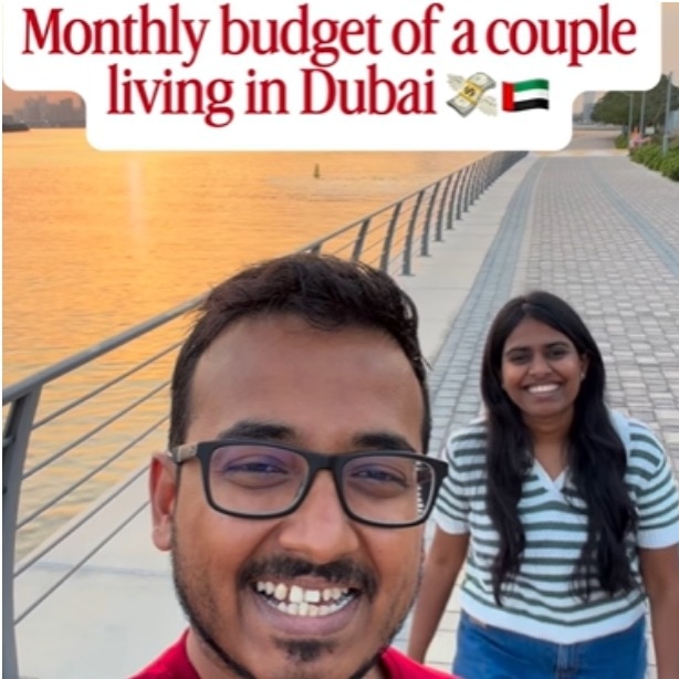 Rs 3.6 lakh a month in Dubai? Indian couple shares where their money goes