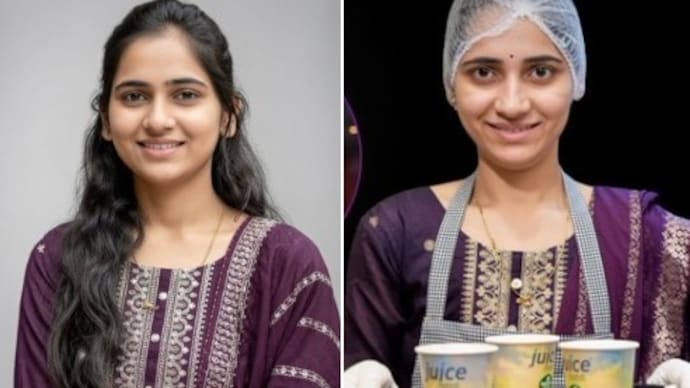 Engineer Mayuri Nitin Kale chose family over a corporate career by starting a juice stall in Nashik. Today, the business reportedly earns around Rs 50 lakh in annual revenue. (Image: @CapitalLens_/X) Engineer Mayuri Nitin Kale chose family over a corporate career by starting a juice stall in Nashik. Today, the business reportedly earns around Rs 50 lakh in annual revenue.