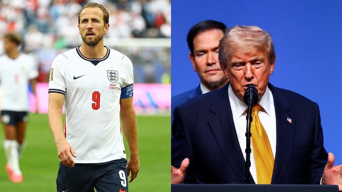 England captain Harry Kane confirmed he once played golf with US President Donald Trump