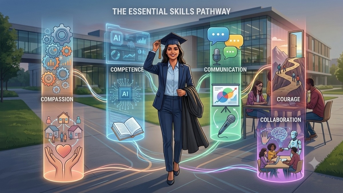 The Five-C framework: Redefining the skills of a graduate