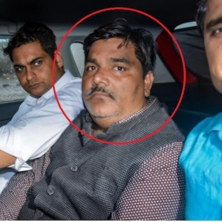 Ex-AAP councillor Tahir Hussain (L) convicted in IB officer Ankit Sharma's murder. (File Photo- PTI)