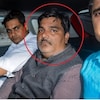 Ex-AAP councillor Tahir Hussain (L) convicted in IB officer Ankit Sharma's murder. (File Photo- PTI)