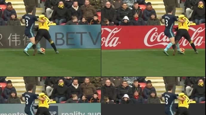 Football fans watching the same live match in different countries often see different pitch-side advertisements. Here's how virtual advertising technology makes region-specific ads possible during live broadcasts. (Image: Facebook/vt.physics)
