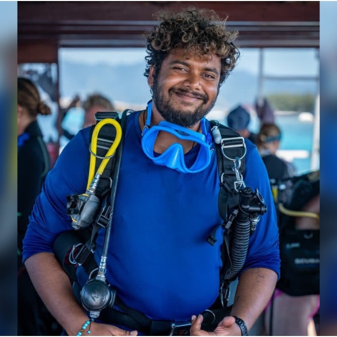 Founder's moving post for son who traded corporate comfort for deep-sea diving