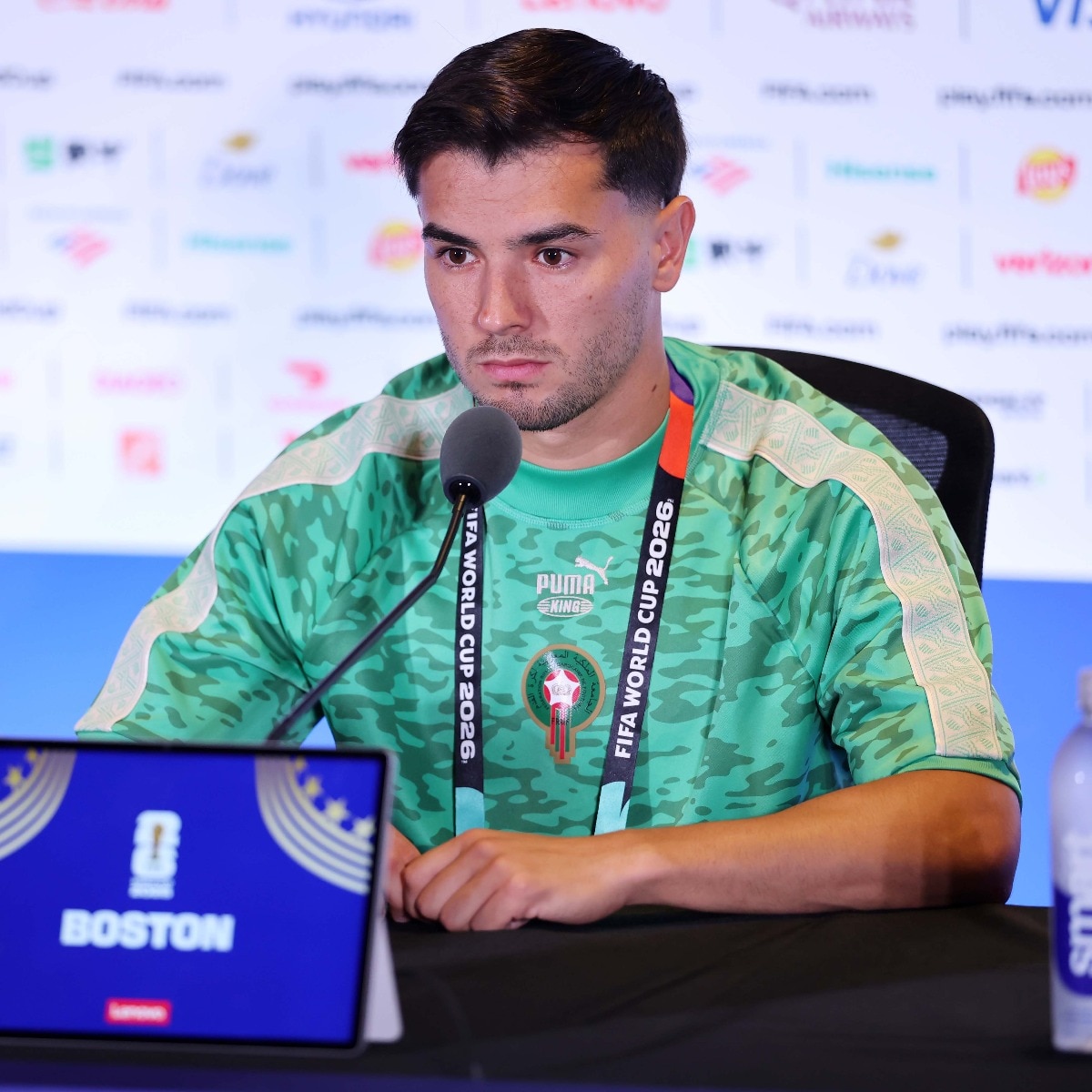 Morocco star forgets question after fight breaks out in press conference. Video