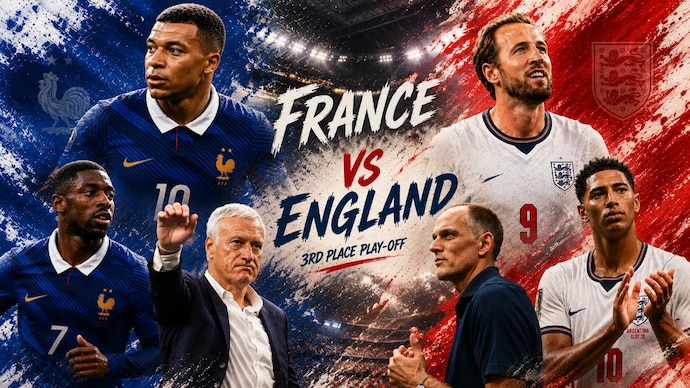 France take on England at Miami to decide who takes 3rd spot at the FIFA World Cup 2026. France vs England